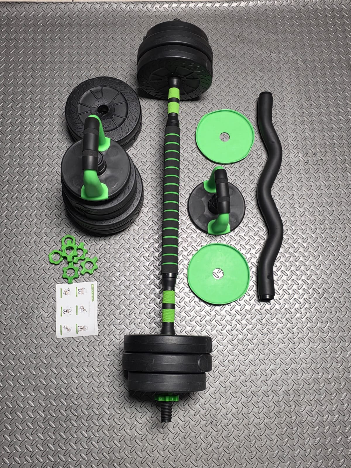 KIT MULTIFUNCIONAL DE PVC DE 66 LIBRAS -  - PESAS