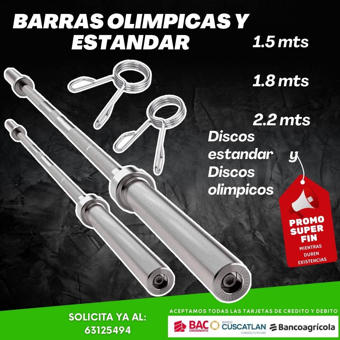 BARRA OLIMPICA Y ESTANDAR